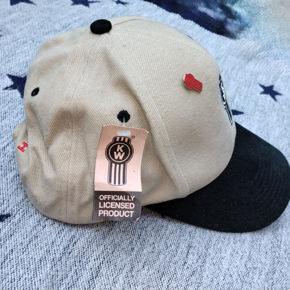 Authentic Kenworth trucker hat and enamel pin. KW Sign Emblem Logo, Classic Car - Picture 2 of 5